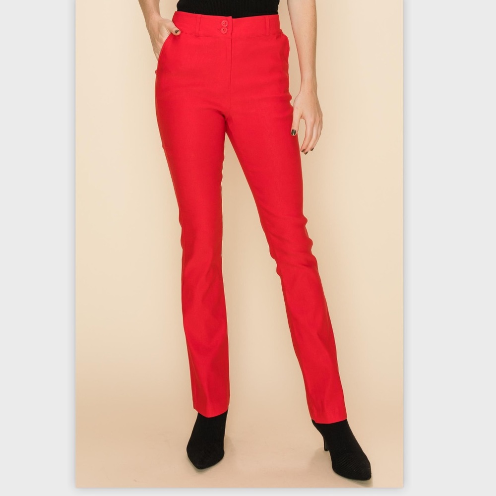 STRETCH PANTS WITH POCKETS